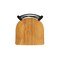 Holland Bar Stool Co 36" Swivel Bar Stool, Black Wrinkle, Med Oak Seat 82036BWMedOak - alternate 3
